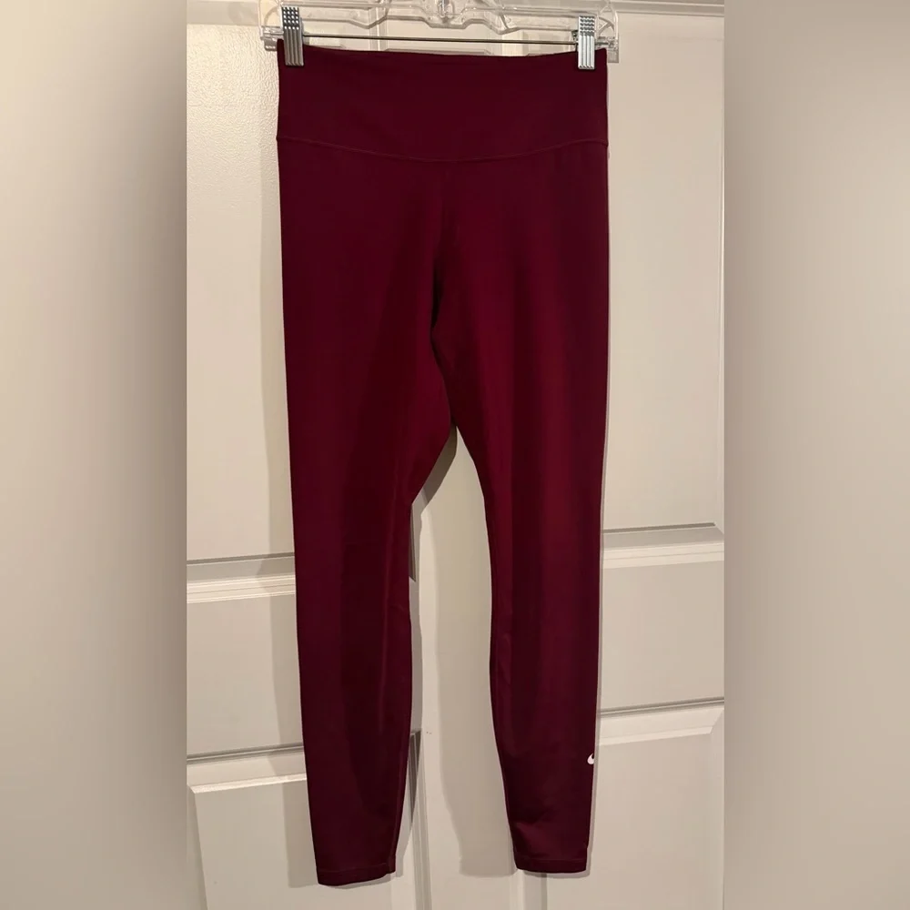 Nike Dri-Fit Burgundy Leggings